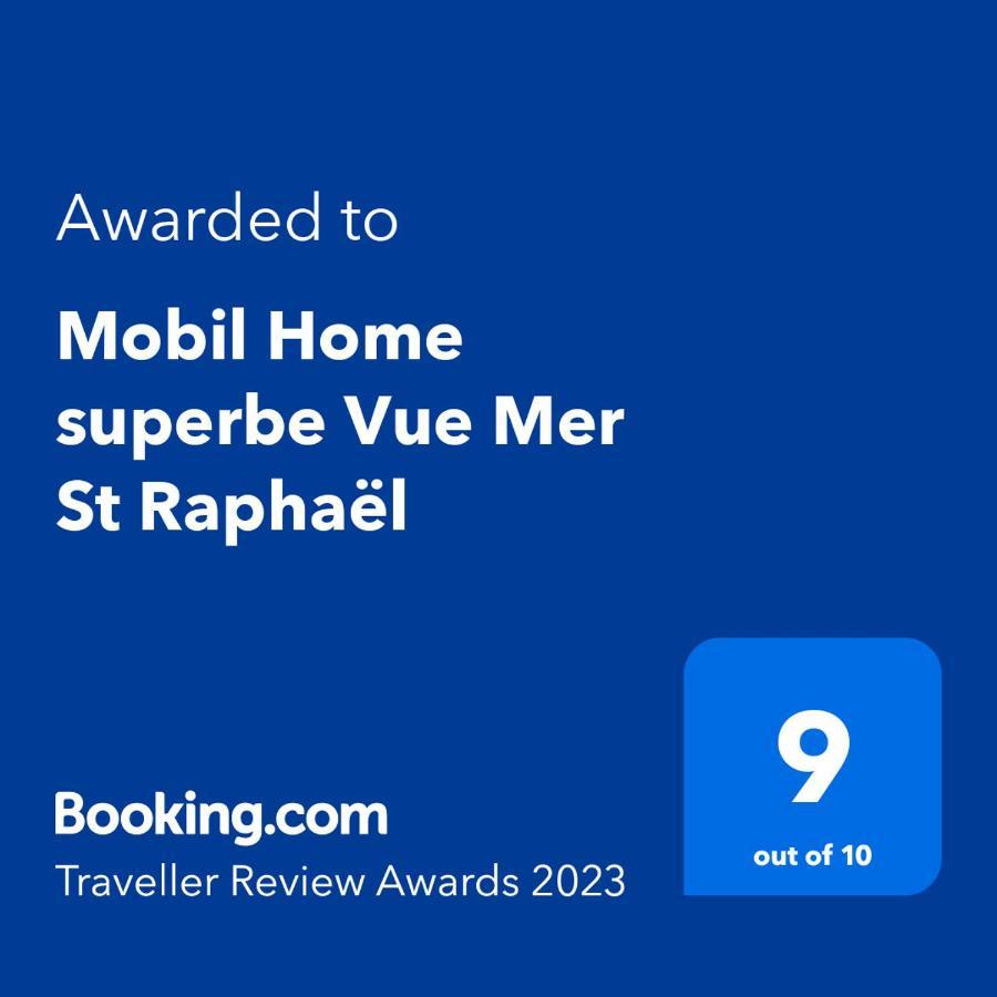 Mobil Home Superbe Vue Mer St Raphael Saint-Raphaël Εξωτερικό φωτογραφία